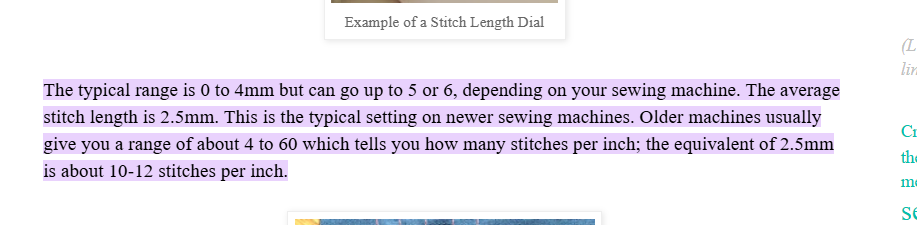 Straight Stitch