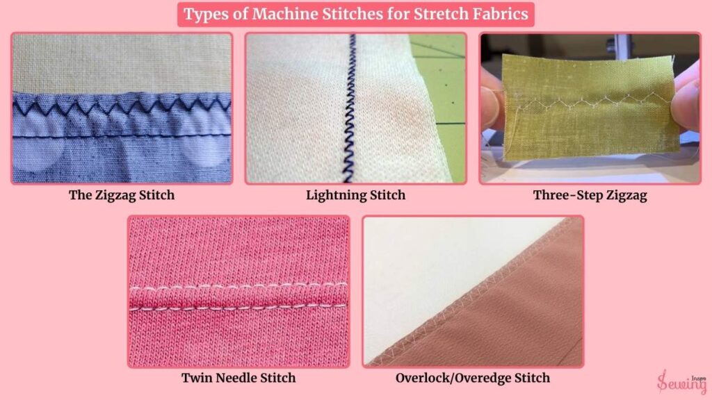 Types of Machine Stitches for Stretch Fabrics