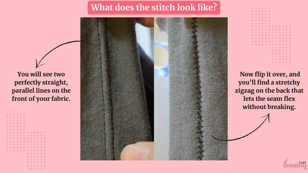 What does the stitch look like