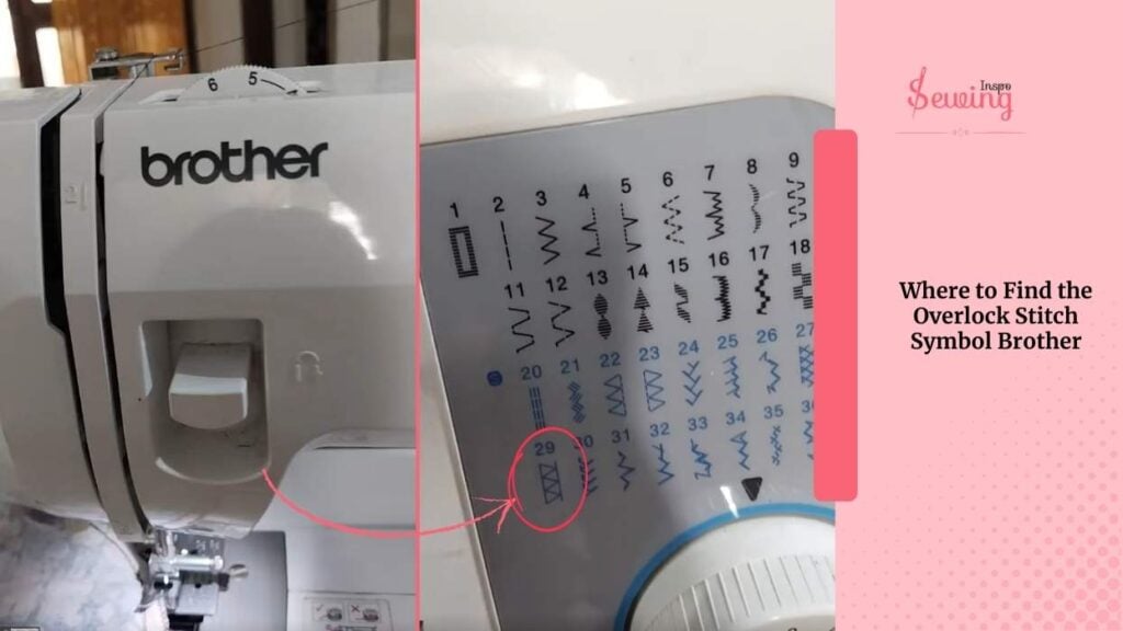 Where to Find the Overlock Stitch Symbol Brother