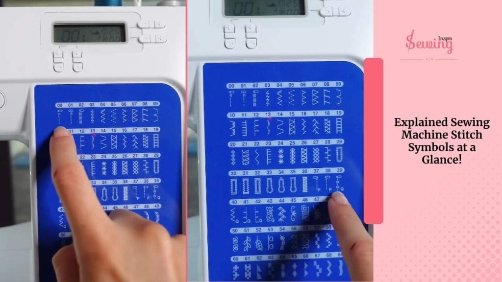 Sewing Machine Stitch Symbols