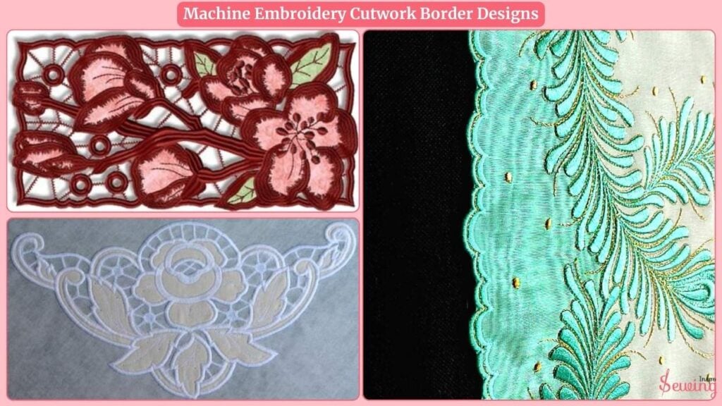 Machine Embroidery Cutwork Border Designs