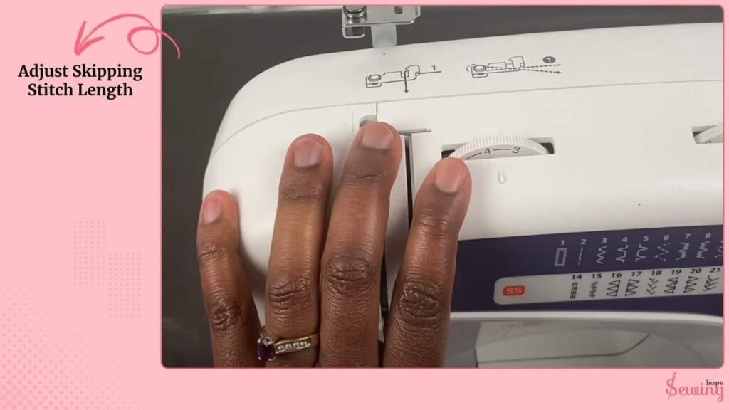 Adjust Skipping Stitch Length