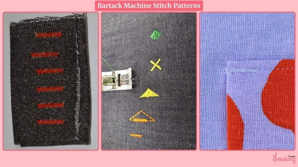Bartack Machine Stitch Patterns