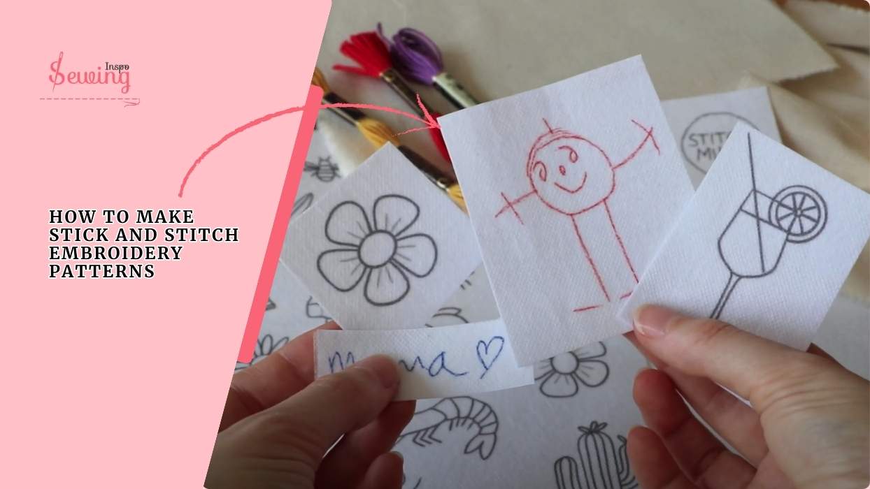How To Make Stick And Stitch Embroidery Patterns