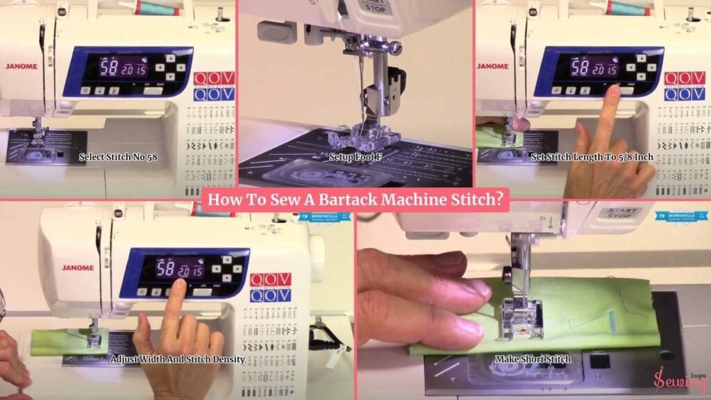 How To Sew A Bartack Machine Stitch