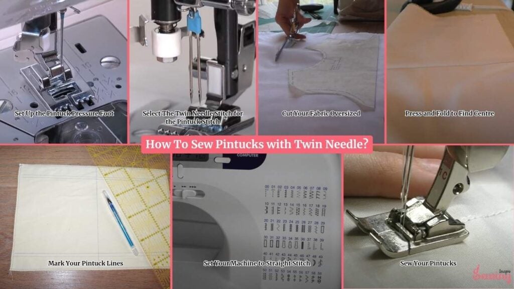 How To Sew Pintucks With Twin Needle