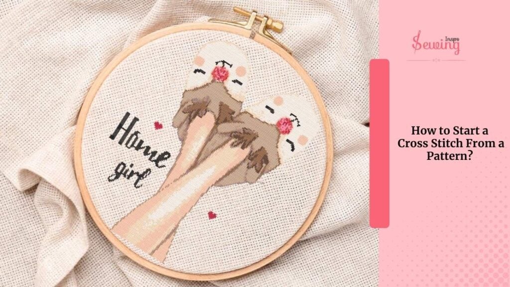 How To Start A Cross Stitch From A Pattern