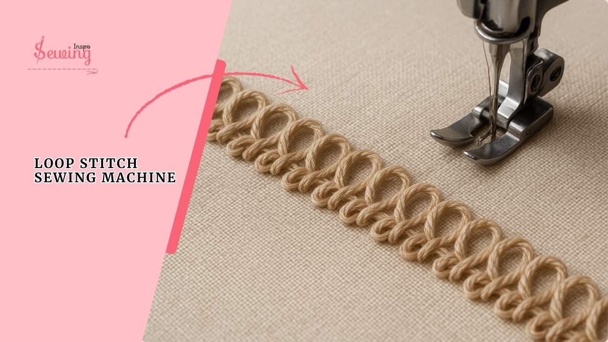 Loop Stitch Sewing Machine Guide| Setup, Uses, and Finishing