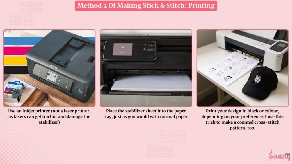 Making Stick & Stitch Printing
