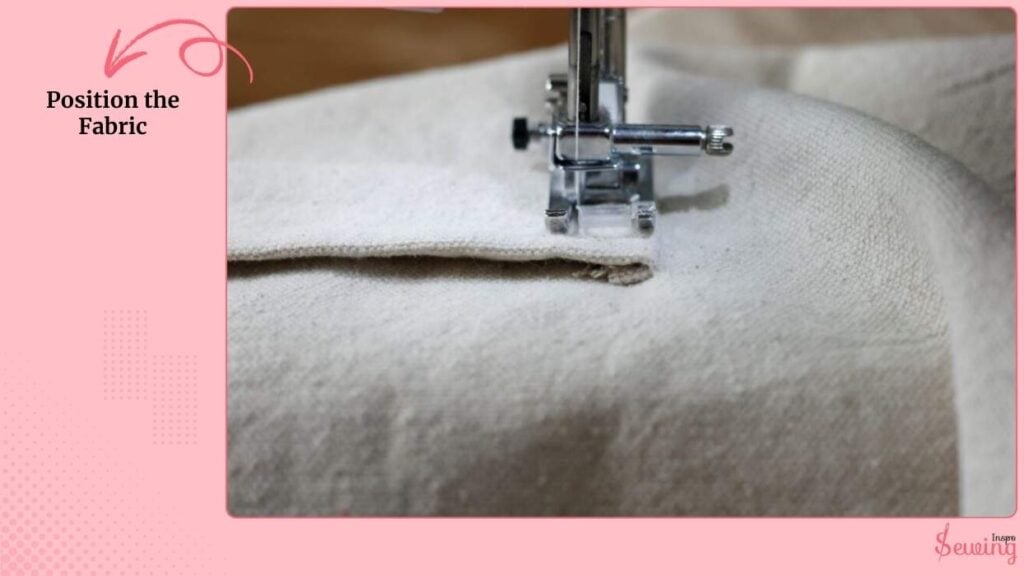 Position the Fabric