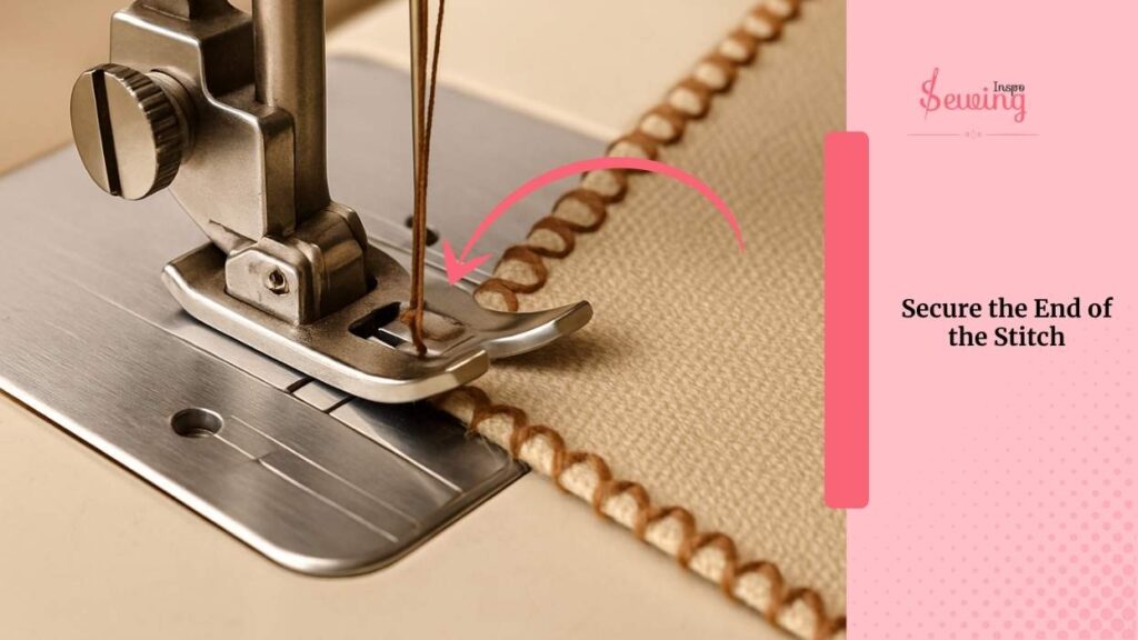 Secure the End of the Stitch