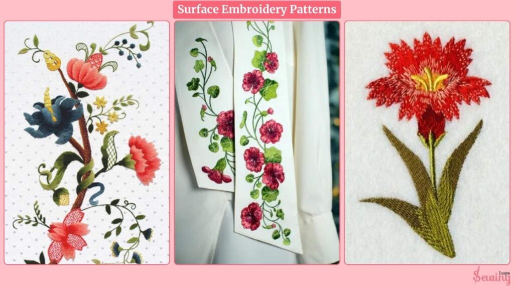 Surface Embroidery Patterns