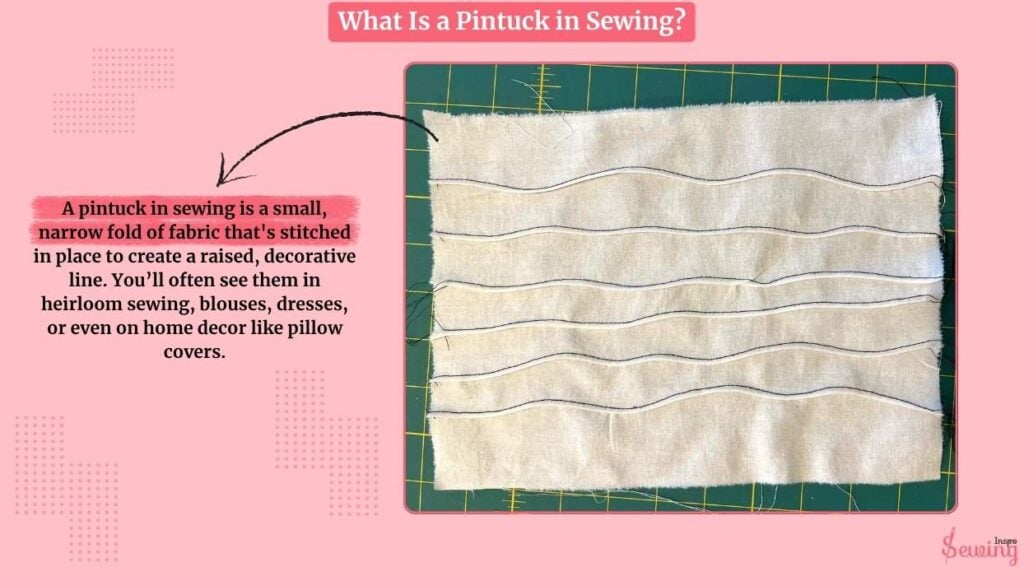 What Is A Pintuck In Sewing