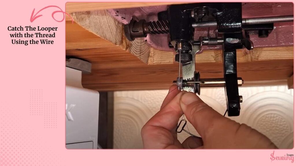 Catch The Looper With The Thread Using The Wire