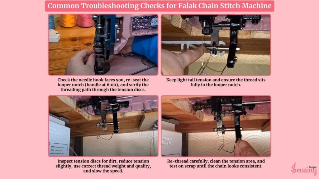 Common Troubleshooting Checks For Falak Chain Stitch Machine