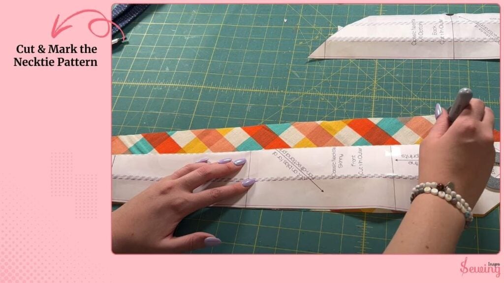 Cut & Mark The Necktie Pattern