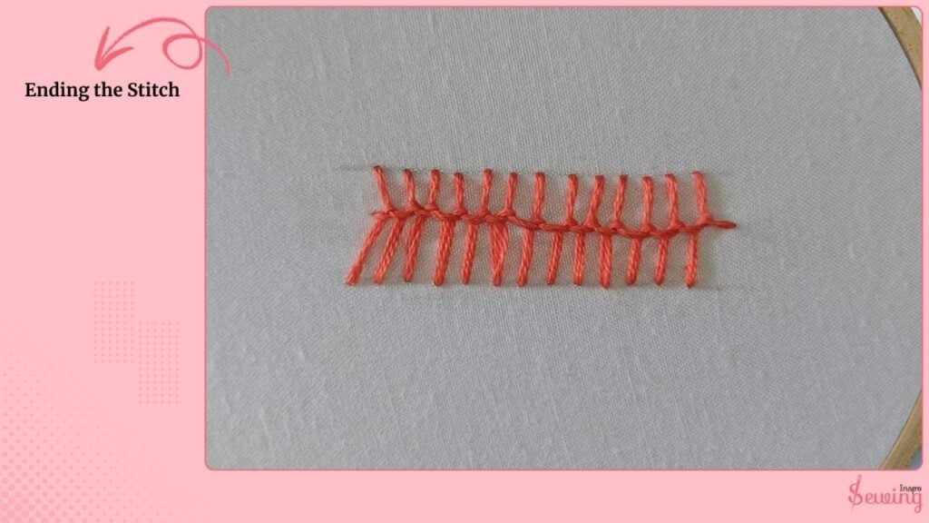 Ending the Stitch