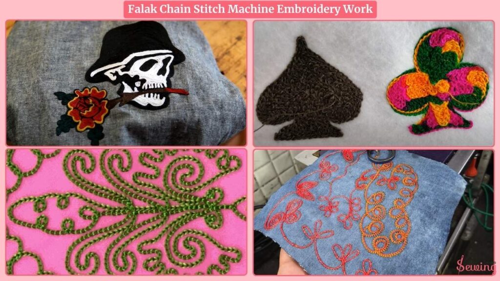 Falak Chain Stitch Machine Emberidry Work