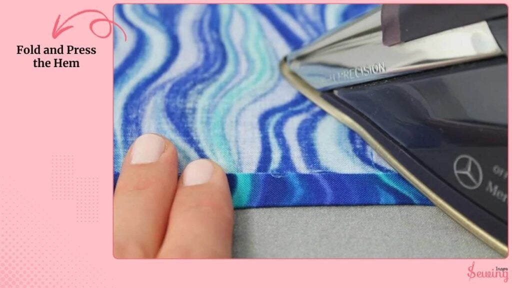 Fold and Press the Hem