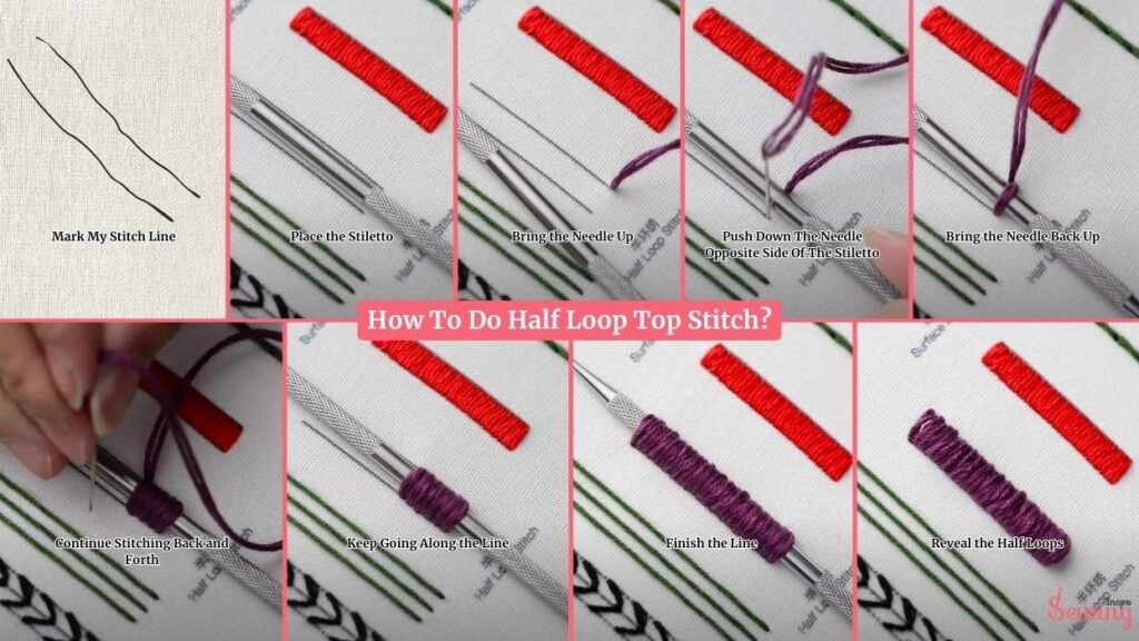 How To Do Half Loop Top Stitch