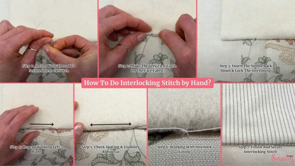How To Do Interlocking Stitch By Hand