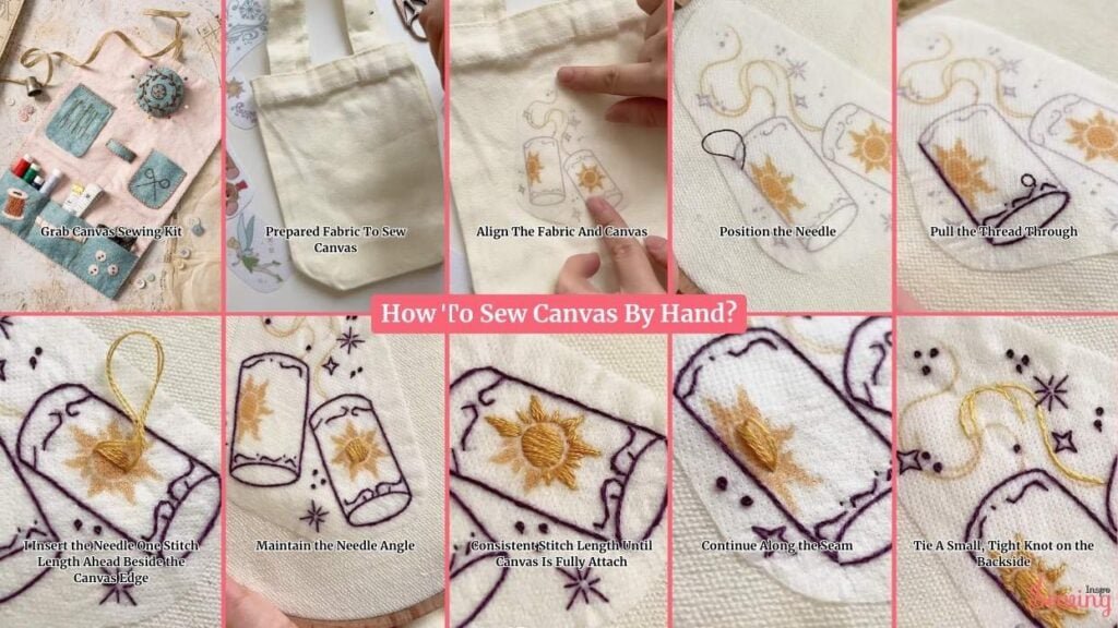How To Sew Canvas By Hand
