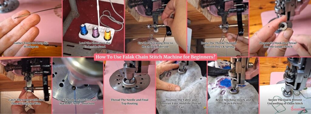 How To Use Falak Chain Stitch Machine For Beginners