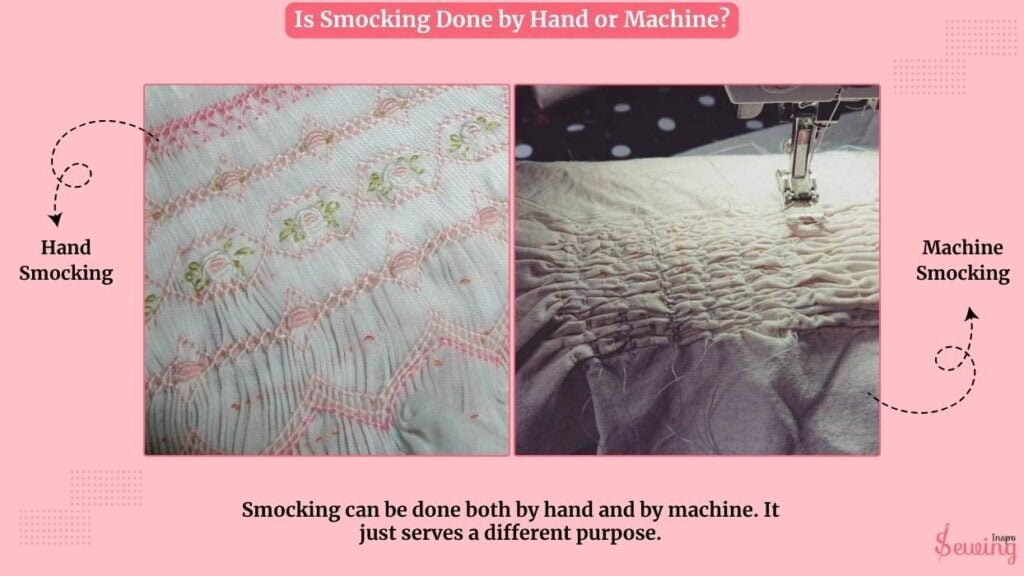 Is Smocking Done By Hand Or Machine