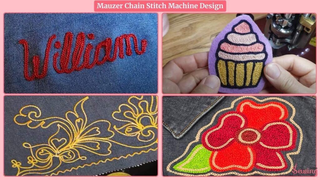 Mauzer Chain Stitch Machine Design