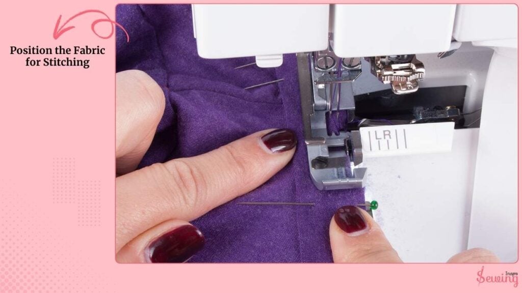Position the Fabric for Stitching