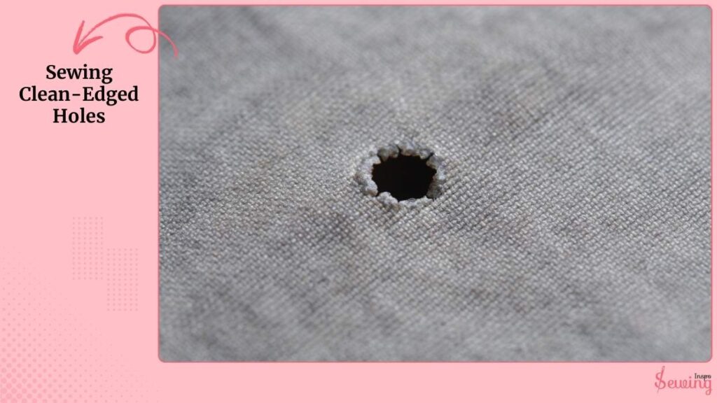 Sewing Clean-Edged Holes