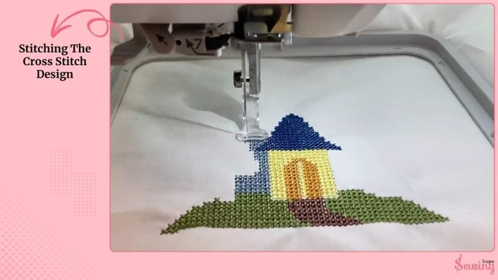 Stitching The Cross Stitch Design