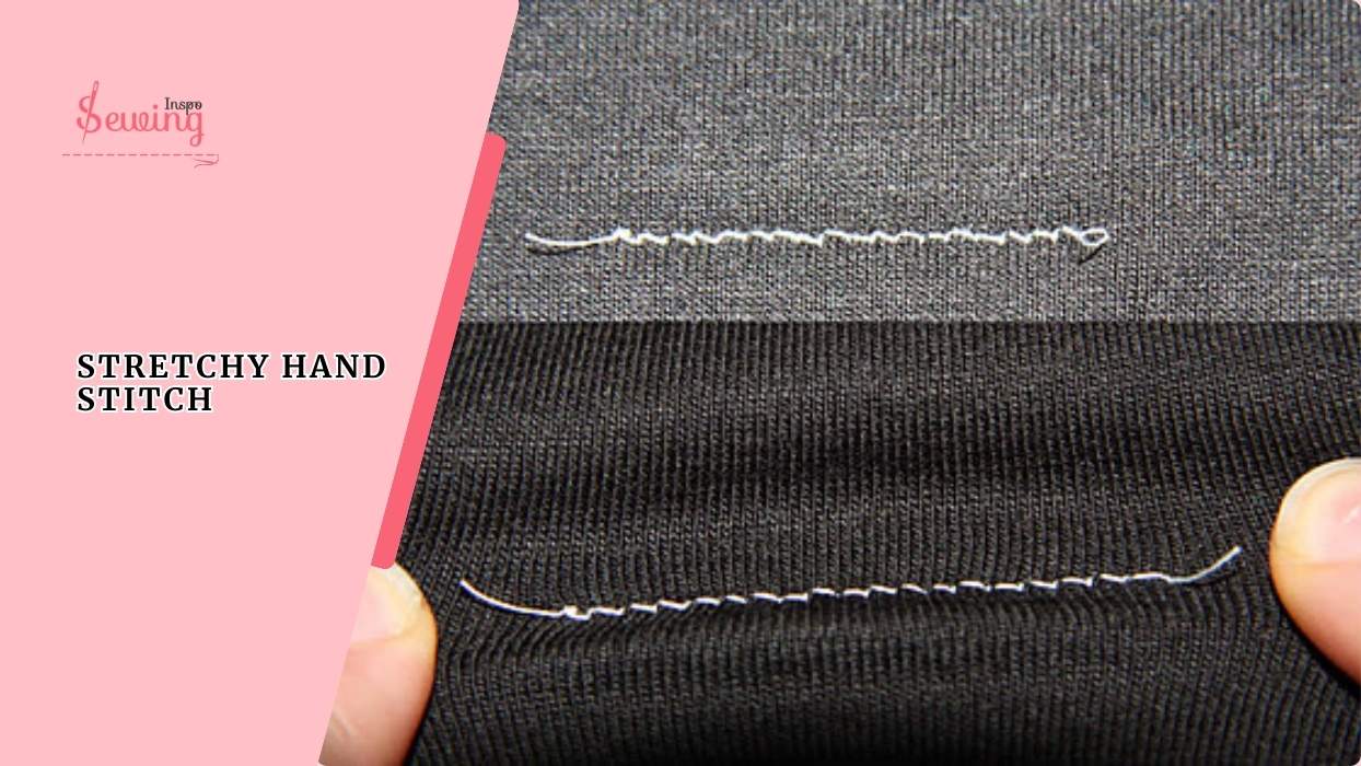 Stretchy Hand Stitches For Beginners| How To Hand Stitch A Hem On Stretchy Fabric