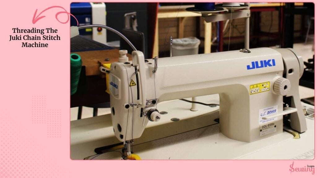 Threading The Juki Chain Stitch Machine