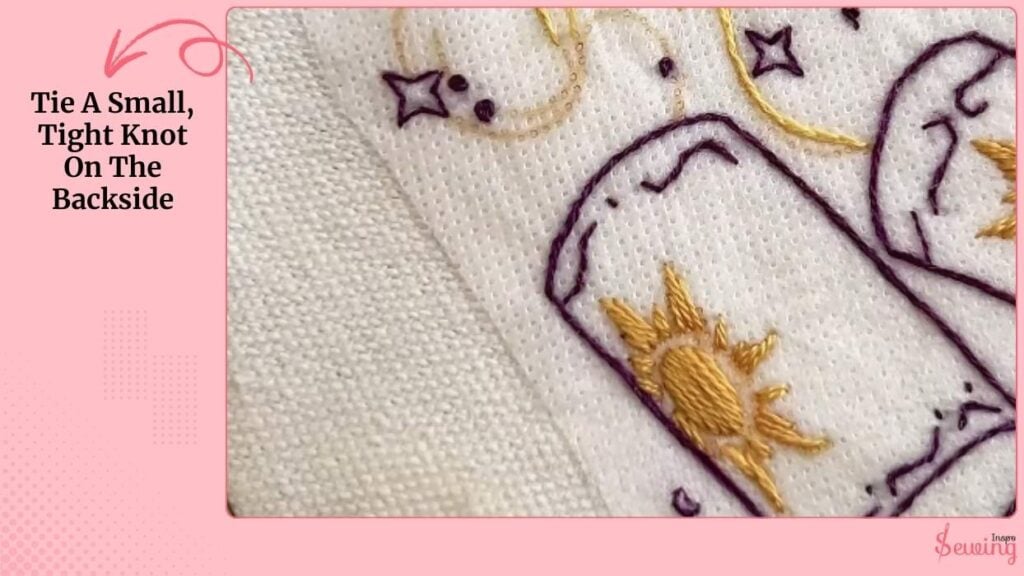 Tie A Small, Tight Knot On The Backside