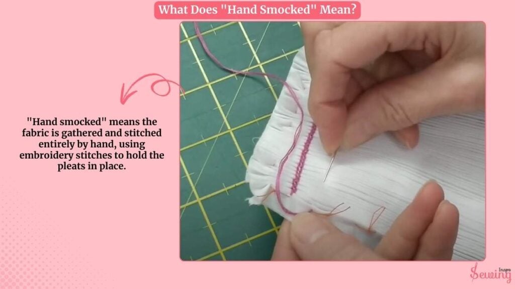 What Does "Hand Smocked" Mean