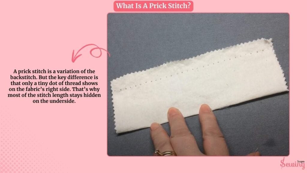 What Is A Prick Stitch