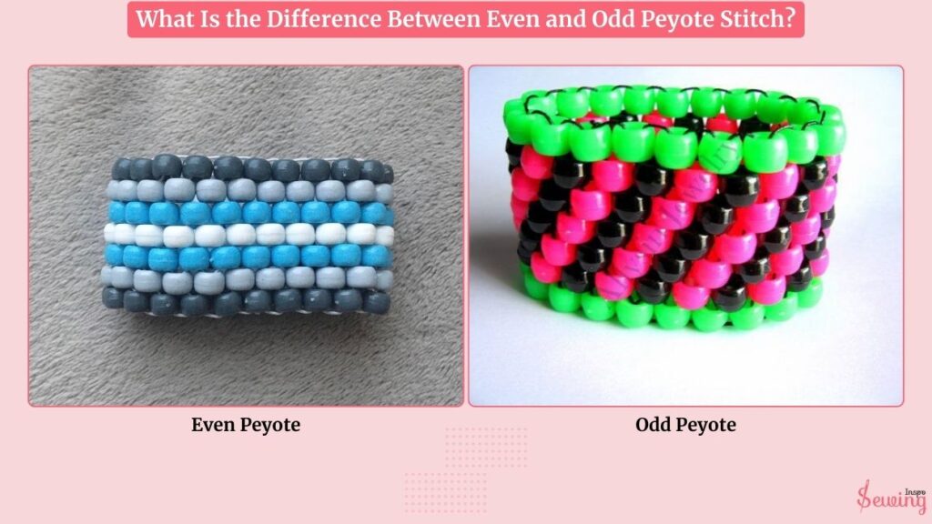 What Is The Difference Between Even And Odd Peyote Stitch