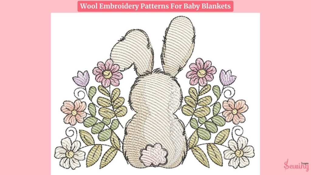 wool embroidery baby blanket patterns free