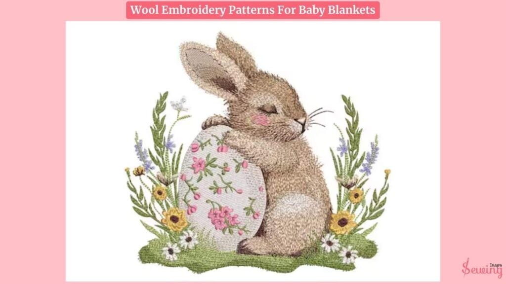 wool embroidery baby blanket patterns free