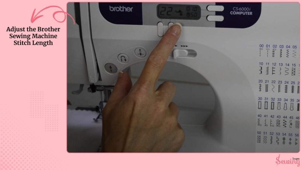 Adjust the Brother Sewing Machine Stitch Length