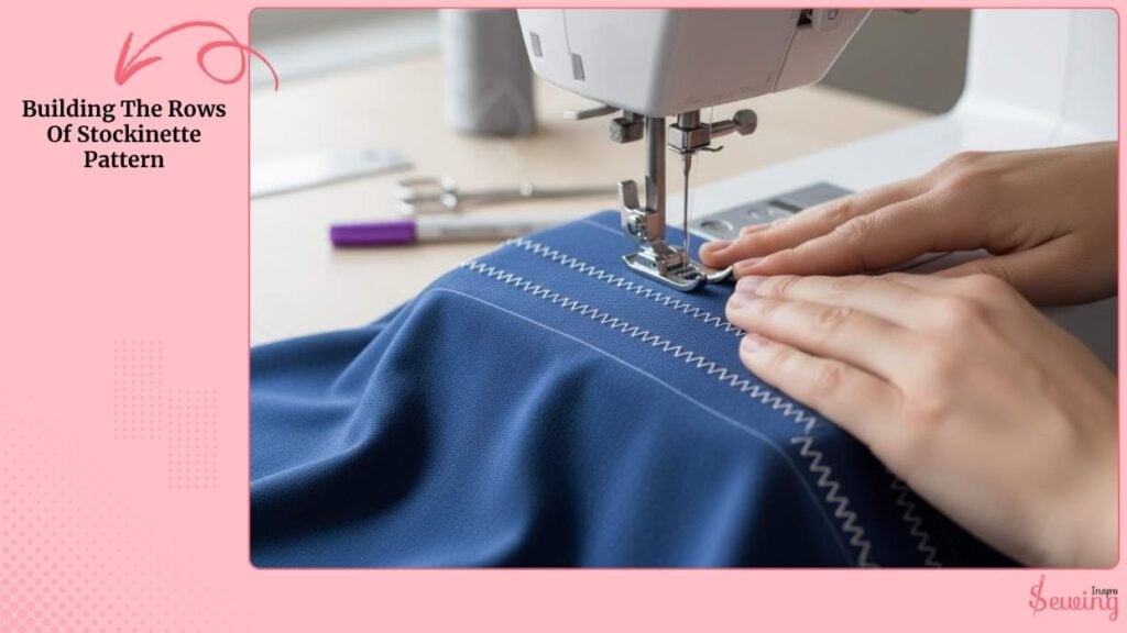 Building The Rows Of Stockinette Pattern