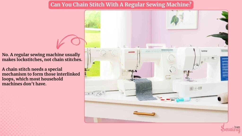 Can You Chain Stitch With A Regular Sewing Machine
