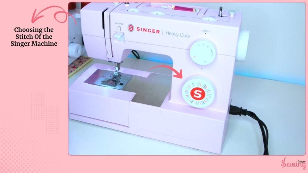 Choosing the Stitch Of the Singer Machine