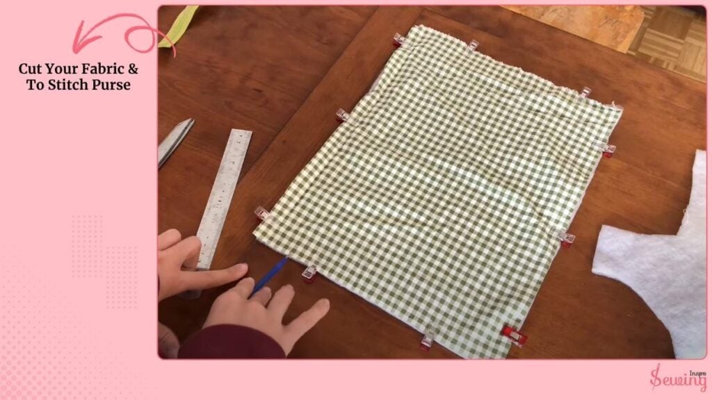 Cut Your Fabric & To Stitch Purse