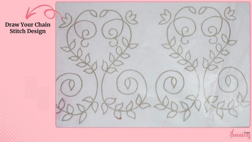 Draw Your Chain Stitch Design