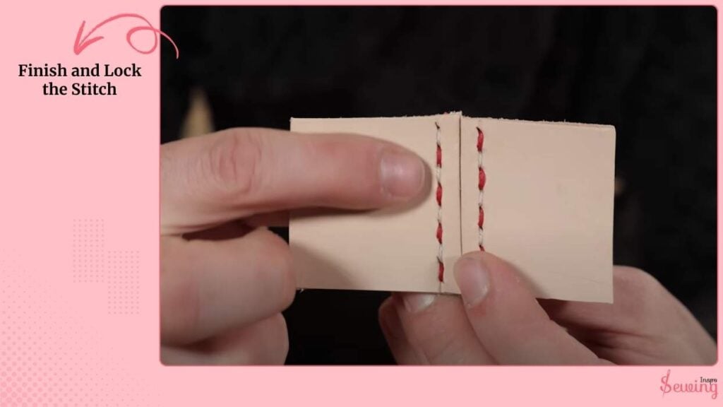 Finish and Lock the Stitch