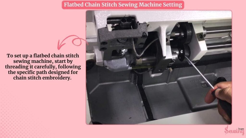 Flatbed Chain Stitch Sewing Machine Setting