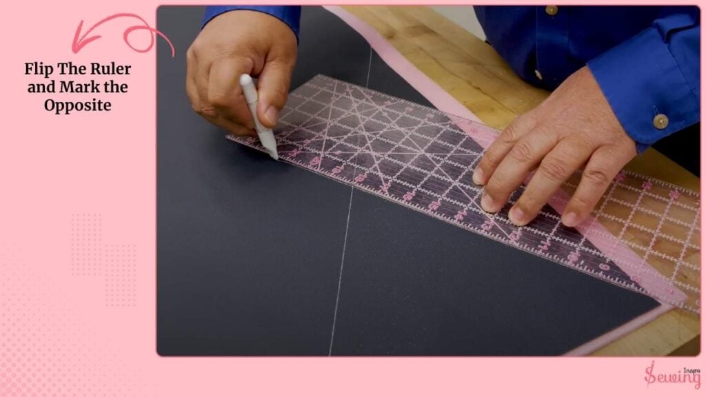 Flip The Ruler And Mark The Opposite
